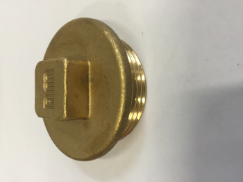 1.1/4Inch Brass Flanged Plug