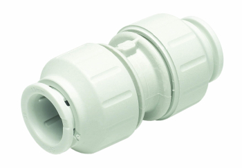 Straight Coupler White Straight Coupler White