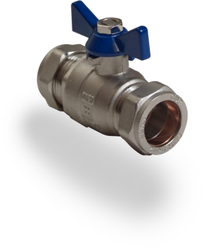 15mm Blue Butterfly Handle 15mm Blue Butterfly Handle