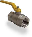 2" Yellow Lever Ball Valve F x F 2" Yellow Lever Ball Valve F x F