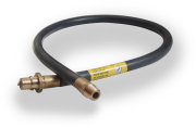 3ft x 1/2" Natural Gas Straight Bayonet Cooker Hose