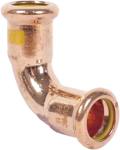 Gas Press Fit 22mm x 90° Elbow Gas Press Fit 22mm x 90° Elbow