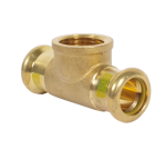 Gas Press Fit 22mm x 22mm x 1/2" Female Tee Gas Press Fit 22mm x 22mm x 1/2" Female Tee