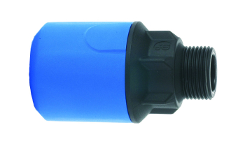 25mm x 3/4Inch Speedfit BSP Male Aadaptor MDPE Blue 25mm x 3/4Inch Speedfit BSP Male Aadaptor MDPE Blue