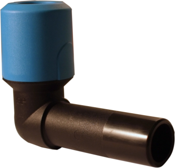 25mm x 25mm Speedfit Stem Elbow MDPE Blue 25mm x 25mm Speedfit Stem Elbow MDPE Blue