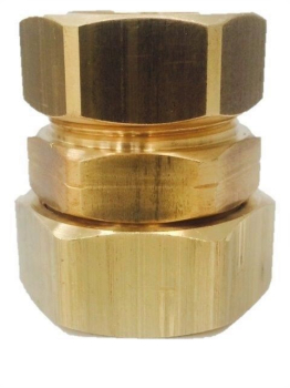 15mm x 15mm Gastite Copper Compression Coupler 15mm x 15mm Gastite Copper Compression Coupler