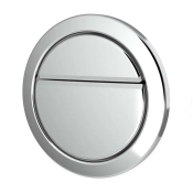 GEO 73.5mm DUAL FLUSH PUSH BUTTON CHROME BOXED
