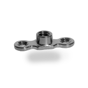 M10 Female Munsen Ring Back Plate Chrome Plated