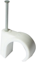 Nail on Plastic Pipe Clip