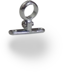 Cast Pipe Clip School Board Chrome