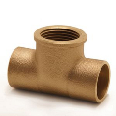 Female Iron Branch Reducing Tee