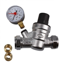 Pressure Reducing Valve c|w Gauge