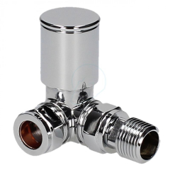 Evolve Chrome Corner Wheel Head Valve