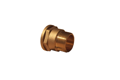 Brass Tap Extension Piece 3/4InchMI x 3/4InchFI x 7/8Inch Long