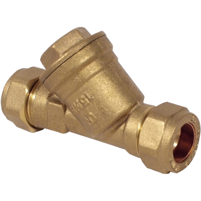 22mm Brass Y Strainer