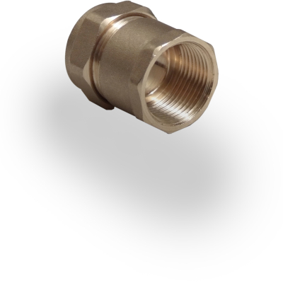 6mm x 1/4Inch Comp Female Iron Coupler