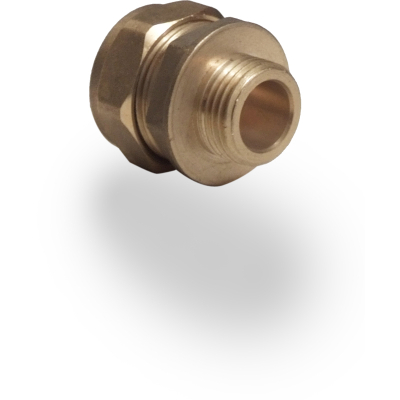 28mm x 3/4Inch Comp Male Iron Coupler