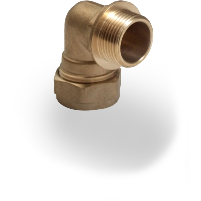 22mm x 3/4Inch Comp Male Iron Elbow