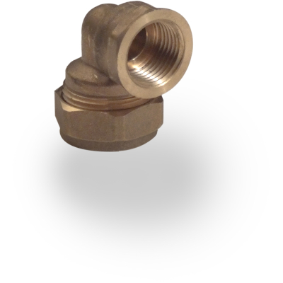 42mm x 1.1/2" Comp Female Iron Elbow