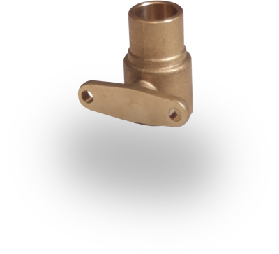 15mm x 1/2Inch EF BSP Straight Wall Plate