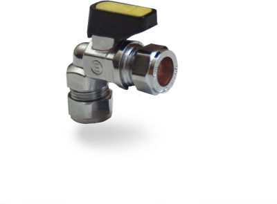 15mm Mini Ball Valve Angled