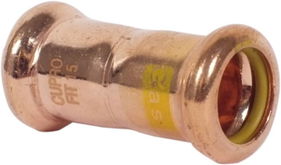 Gas Press Fit 22mm Coupler