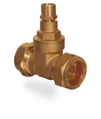 28mm Gate Valve Full Bore BS Lockshield