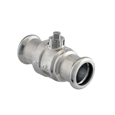 22mm Press Fit Isolation Valve Full Bore InchMInch Profile PN16