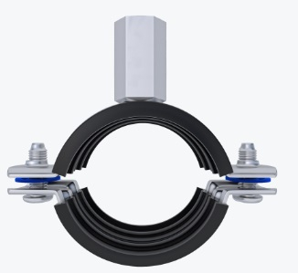 RUBBER LINED PIPE CLAMP 53MM-59MM