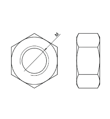 10MM NUT DIN 934