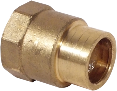 15mm x 1/2" Solder Ring Female Iron Coupler