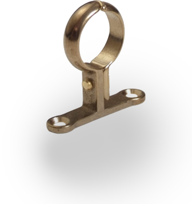 15mm Cast Pipe Clip Brass