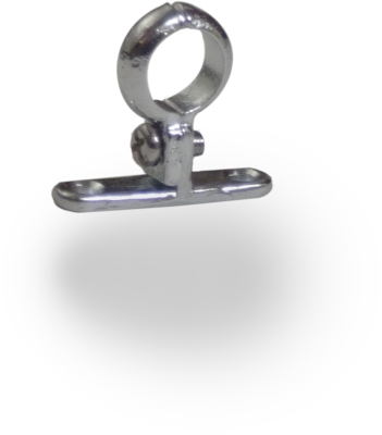 35mm Cast Pipe Clip Chrome Plated