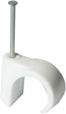 Nail on Plastic Pipe Clip