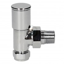 Evolve Chrome Angled Wheel Head Valve Heavy Pattern