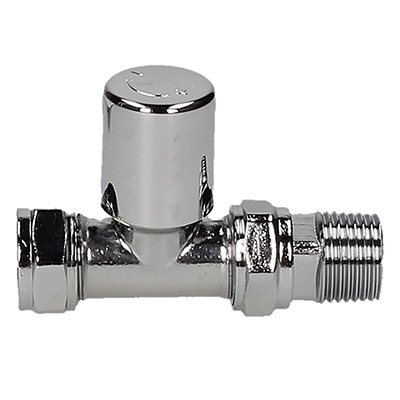 Evolve Chrome Straight Wheel Head Valve Light Pattern