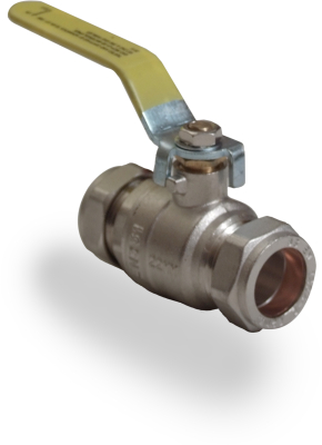 Yellow Lever Ball Valve CxC
